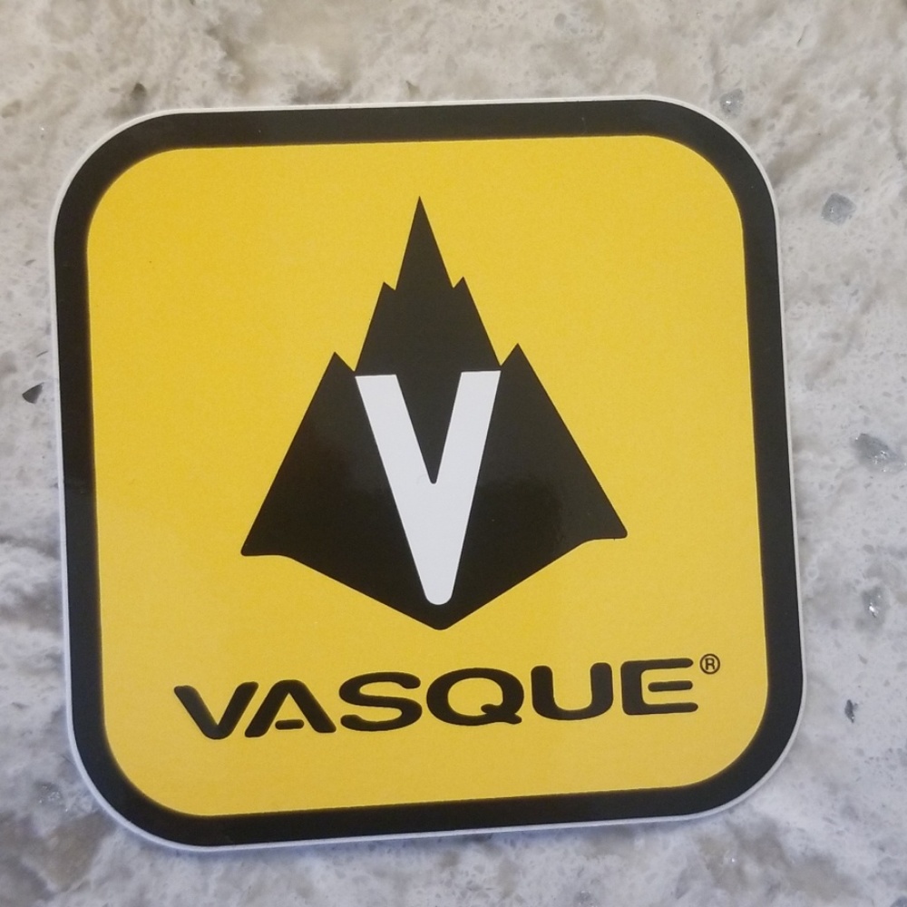 Vasque Yellow Sticker